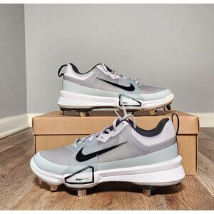 Nike Trout 9 Pro Metal Baseball Cleats Gray/Black FB2907- 002 Mens Size 8 New